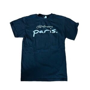 The Chain Smokers Paris Graphic Tee Black White Short Sleeve‎ Crewneck S